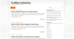 Desktop Screenshot of coffeeindustry.com